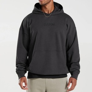 Sudaderas con Capucha Extra Grandes para Hombre al por Mayor para Tiendas de Ropa Casual, Sudaderas con Mangas Raglán en Verde Salvia y Bolsillo - Product Image 3