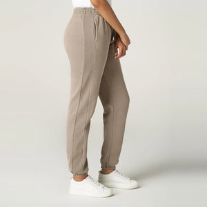 Pantalones anchos de estilo urbano con etiqueta tejida, diseño nuevo, informales, de algodón y lino, talla grande, para mujer, corte holgado. - Product Image 6