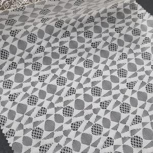 Tela de Encaje Elástica Geométrica Abstracta, Spandex/Nylon, 147 cm, Ligera, Tejido de Punto, Hecha en Seúl, para Vestidos de Novia, Lencería y Prendas de Vestir - Product Image 6