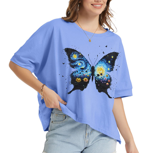 Camiseta de Mujer Más Vendida, Cuello Redondo, Manga Corta, Diseño Versátil, Estilo Vintage Clásico y Elegante - Product Image 5