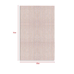 Serviette de cuisine de haute qualité, luxueuse, douce, de qualité supérieure, à motif à carreaux, absorbante, séchage rapide, en coton - Product Image 5