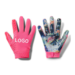 Fournisseur en gros de gants de football pour hommes avec paume en latex pour l'entraînement et les matchs des receivers - Product Image 4
