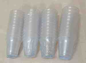 DELUXE STAINLESS STEEL HOLY COMMUNION SET 160 CUPS FOUR TRAYS <b>MIRROR</b> FINISH POLISHED STABLE BASE CHURCH USE - Product Image 4