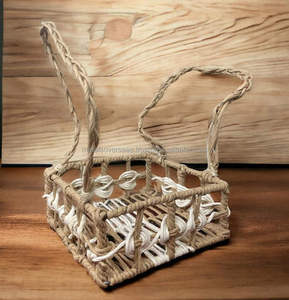 Decorative <b>Storage</b> <b>Basket</b> Handmade Organizer <b>Basket</b> Natural Woven Multipurpose <b>Basket</b> for Home <b>Shelf</b> Bathroom Bedroom Living - Product Image 6