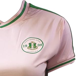 Camiseta de Fútbol Rosa AKA para Mujer, Manga Corta, Uniforme Deportivo, Ropa Atlética, Top Informal de Fútbol, Prenda de Moda al por Mayor - Product Image 4