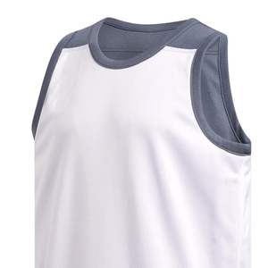 Camiseta de Baloncesto Personalizada de Primera Calidad, Ligera, Transpirable, de Secado Rápido, de Malla de Poliéster, sin Mangas - Product Image 3