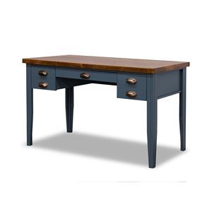 Scrivania Bridgevine Home Nantucket da 53 pollici senza assemblaggio necessario scrivania per Computer con finitura Denim e whisky blu - Product Image 2