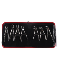 Ensemble de forceps d'extraction dentaire à 3 griffes en acier inoxydable de haute qualité, réutilisable, autoclavable, pour adultes et enfants, pour l'extraction dentaire chirurgicale