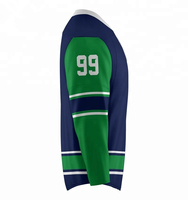 Maillot de hockey sur glace personnalisable pour homme, respirant, le plus vendu, avec nom d'équipe OEM, sublimation, tenue de sport de hockey sur glace