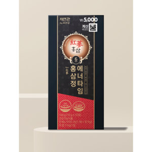 10 confezioni di integratori a base di erbe naturali Gwan Hongsamjeong Energy Time - Product Image 1