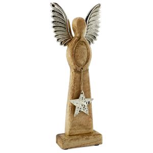 Handmade Wooden And Metal Christmas Decor Centerpiece With Festive Decorative Accents For Seasonal Display - Product Image 5