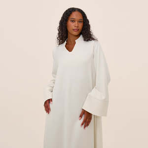 Nueva Colección de Abayas 2026, Vestidos Modestos, Abaya Simple Cerrada, Abaya Lisa, Vestido Musulmán para Mujer, Ropa Islámica de Lino, Túnica para Mujer - Product Image 3