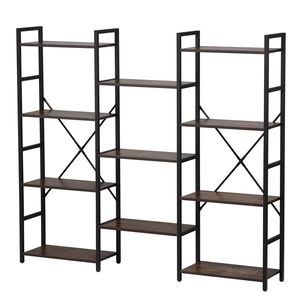 Libreria rustica in metallo a 11 livelli per la categoria di prodotti per camere da letto e ufficio - Product Image 1