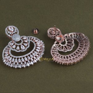 Fashion <b>Chandelier</b> Earrings with Baguette Design - Product Image 3