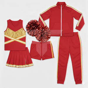 Uniformes de cheerleading pas chers avec strass scintillants en gros, uniformes d'entraînement verts pour cheerleaders, uniformes de cheerleading pour adultes pour le basketball - Product Image 1