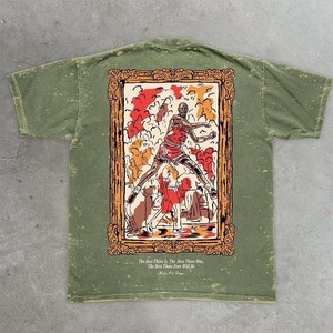 Camisetas de Algodón Grueso de la Mejor Calidad 2026, Estilo Vintage, Impresión DTF, Bajo MOQ, Lavado a la Piedra, Dobladillos Desgastados - Product Image 2