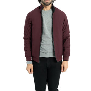 Nouvelle veste bomber en microfleece imperméable de qualité supérieure, couleur unie, personnalisable, pour hommes, prix de gros OEM, design unique 2026 - Product Image 1