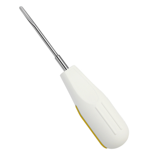 Luxating Elevator Straight 3mm <b>Silicone</b> Handle Dental Extraction Instrument Stainless Steel Root Elevator Atraumatic <b>Tool</b> - Product Image 2