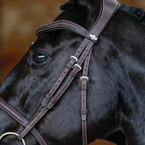 Brida de Cuero Acolchada de Alta Calidad, Suave, Perfectamente Ajustable, de Lujo, Moderna, para Carreras de Caballos, Venta al Por Mayor - Product Image 6