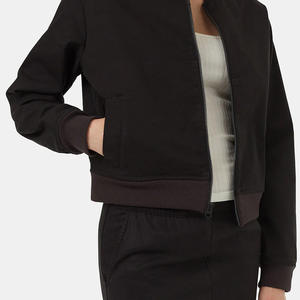 Blouson Bomber Femme Haut de Gamme Personnalisable Imperméable Coupe-Vent Broderie Fermeture Éclair Vêtement d'extérieur Manches Détachables pour Marquage - Product Image 5