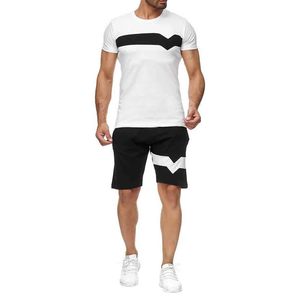 Conjunto de Camiseta y Pantalones Cortos para Hombre al por Mayor, Conjunto de Moda, Camisetas y Pantalones Cortos a Juego, Estilo Cómodo y Transpirable - Product Image 5