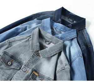 Veste en jean à prix de gros abordable, fourniture ODM, techniques de teinture unie - Product Image 2