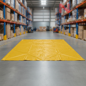 Bâche de protection pour réfugiés avec logo personnalisé – Bâche durable et imperméable pour les camps de secours en cas de catastrophe, protection UV, utilisation pour les secours aux réfugiés - Product Image 5