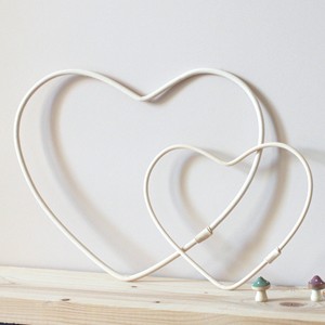Heart shape rattan <b>wall</b> <b>decor</b> sustainable cane hanging ornament low price baby accessories products - Product Image 5