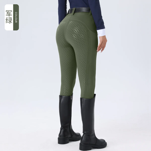 Womens High Waist Equestrian Pants <b>Full</b> Seat Silicone Anti <b>Slip</b> Slim Fit Horse Riding Pants With Pockets - Product Image 6