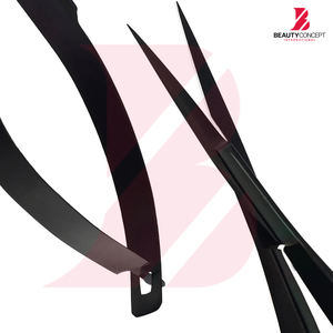 Tijeras para cejas de color negro plasma, antideslizantes, duraderas, ligeras, de primera calidad, fáciles de usar, tijeras de belleza multiusos - Product Image 4