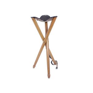 Lightweight Folding Leather <b>Walking</b> Seat <b>Stick</b> Portable Tripod Chair for Hunting Fishing Hiking Golf and Spectator Outdoor - Product Image 5