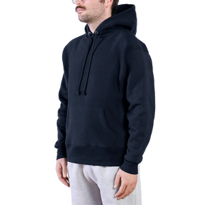 Sudadera con Capucha Premium de Alta Calidad para Hombre, Color Azul Marino, Talla Grande, 500 g/m², Felpa de Algodón, con Logotipo Personalizado - Product Image 2