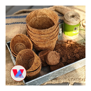 Maceta Ecológica de Fibra de Coco, Contenedor Biodegradable para Cultivo Agrícola, Taza Natural de Cáscara de Coco, Macetas para Viveros de Flores, Venta al por Mayor - Product Image 1