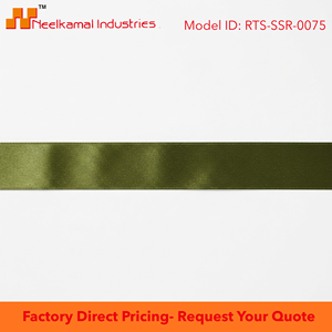 Cinta de Satén Verde Oliva de 25mm, de una Sola Cara, Directo de Fábrica, 5 Rollos x 8 Metros, para Cestas de Regalo, Lazos para Coronas Navideñas, Venta al Por Mayor - Product Image 6