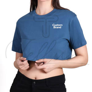 Top Corto para Mujer, Diseño Nuevo, Tallas para Adultos, Transpirable, Precio al por Mayor, Logotipo Personalizado, Color Personalizado - Product Image 3