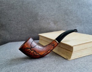 Pipa de Fumar de Madera Hecha a Mano, Pipa de Tabaco de Madera Rústica, Estilo Vintage de Bajo Costo, Pieza de Regalo, Pipa de Fumar de Madera Premium - Product Image 1