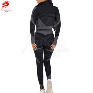 Ensemble de yoga athlétique 3 pièces tendance avec design flexible pour l'entraînement en salle de sport, la course à pied et les mouvements quotidiens - Product Image 2