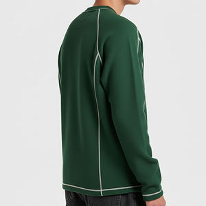 Solid Color 100% Polyester Crew Neck <b>Sweatshirt</b> Sports Style Soft Skin-Friendly Cross-Border Export Plus Size ODM Eco-Friendly - Product Image 6