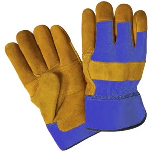 High Quality Canadian Rigger Heavy Duty Cowhide Split Leather Safety Gloves Comfortable Soft Knitted Work Hand <b>Arm</b> Protection - Product Image 6