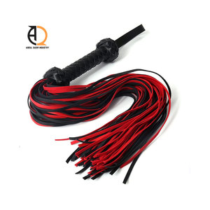 แอบบูล กาดีร์ อินดัสทรี แส้หนัง PU สีแดง สำหรับกีฬาขี่ม้า ทนทาน ใช้ได้กับผู้ใหญ่ - Product Image 4