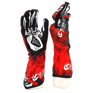 2025 Custom Design Professional Nomax Sports <b>Gloves</b> for Adults High Quality Kart Racing Riding Breathable Windproof in Black - Product Image 4