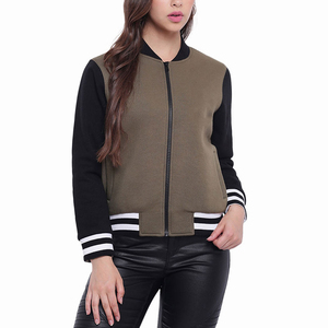 Veste universitaire unisexe rose et blanche, coupe classique, blocs de couleur, col rabattu, fermeture boutonnée, style décontracté automne - Product Image 6