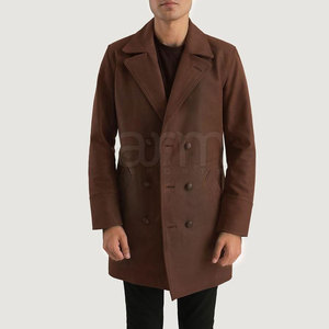 Abrigo de Cuero de Diseño Único Hecho en Pakistán, el Más Vendido, Duradero y Transpirable, Abrigo de Cuero para Hombre en Venta en Línea - Product Image 3