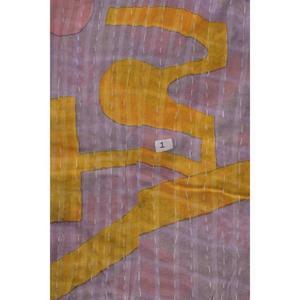 ผ้าห่มกันธาผ้าฝ้ายวินเทจลายพิมพ์อินเดียแบบสองด้าน - Product Image 6