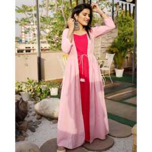 Robe Cape Rose Taffy Coupe A-Line Taille Empire en Chiffon Respirant Taille XS - Product Image 6