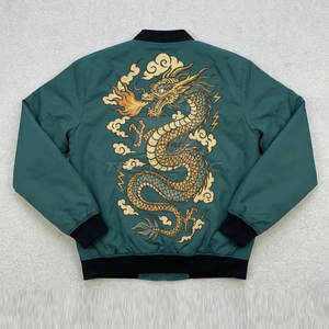 Chaqueta Sukajan Urbana con Bordado Elegante y Tela Satinada Suave, Estilo Moderno para Atuendo Diario - Product Image 2