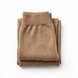 <b>Men</b> Light Brown Jogger Sweatpants Elastic Waist Drawstring Pocket Casual Fleece <b>Lounge</b> <b>Trousers</b> Custom Wholesale Manufactururer - Product Image 3