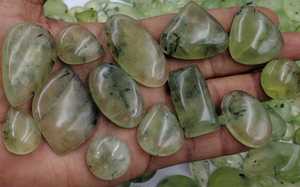 Trusted Supplier Natural Prehnite Cabochon Loose Gemstone Wholesale | Green Prehnite Jewelry Making Bulk Mixed Shapes <b>Stone</b> - Product Image 3