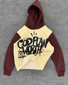 Custom Hoodie Men 100% Cotton DTG Printing Logo Oversized Embroidery Streetwear Hoodie for Unisex - Product Image 1