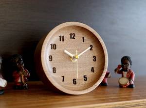 Modern Wooden <b>Clock</b> for Office Desk and Home Decor Smart Table <b>Clocks</b> - Product Image 5